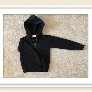 TNA half-zipped fleece hoodie